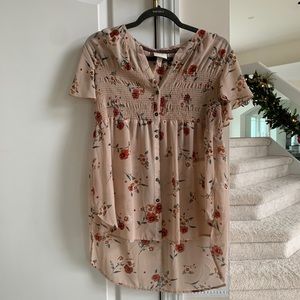 TARGET Floral Blouse Sz XS